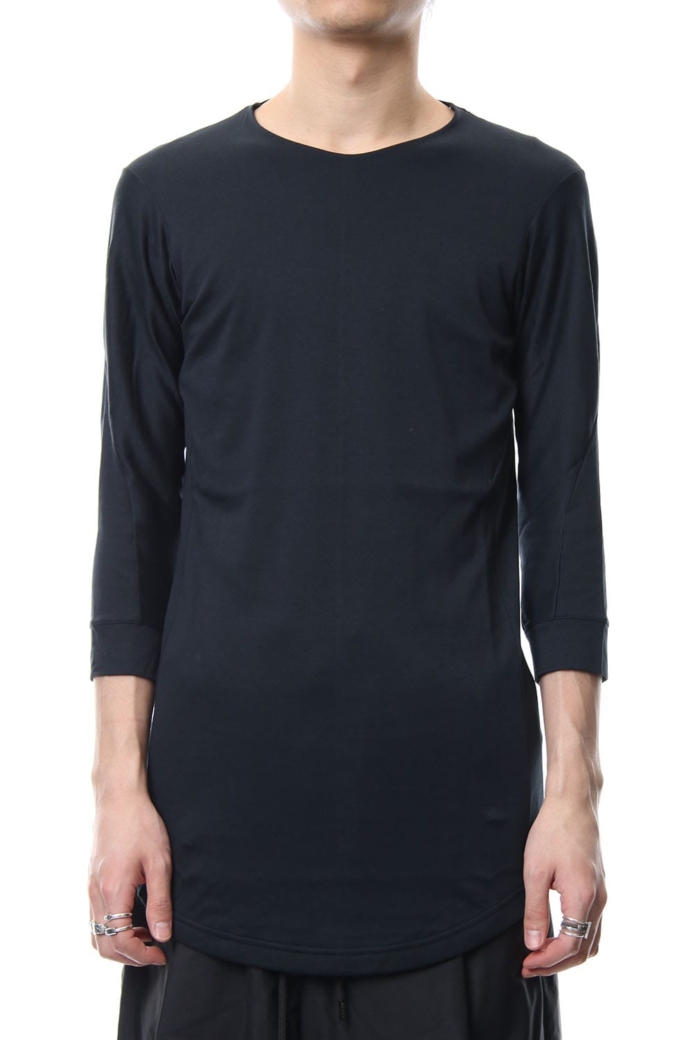 Three-quarter Sleeve Interlock Cotton Jersey