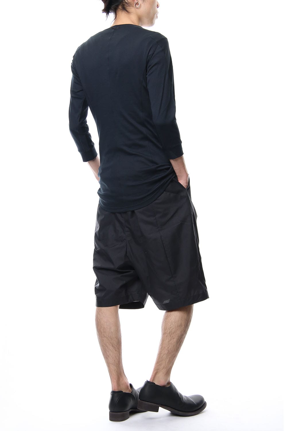 Harf pants Silk typewriter cloth