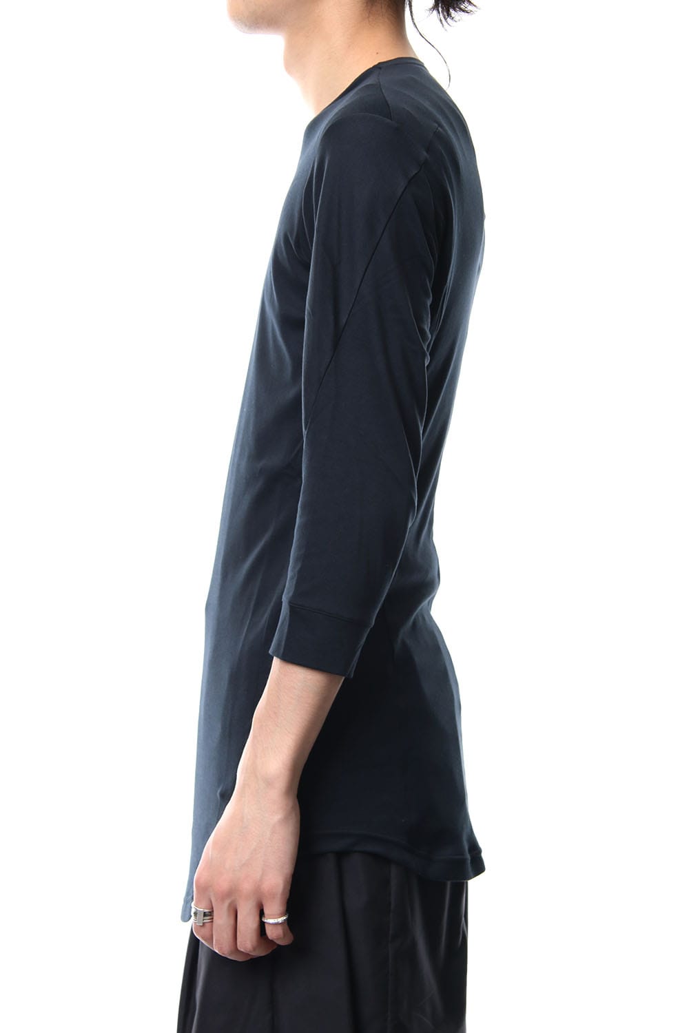 Three-quarter Sleeve Interlock Cotton Jersey