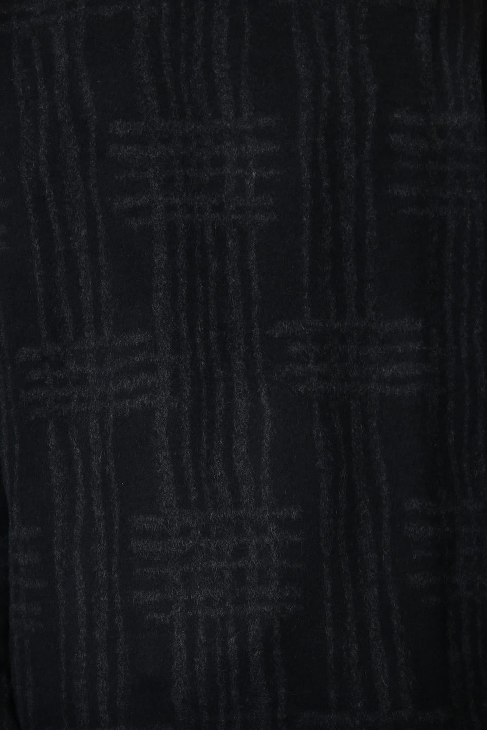 Pullover CT63 Grid Pattern Jaquard Wool Beaver Finished