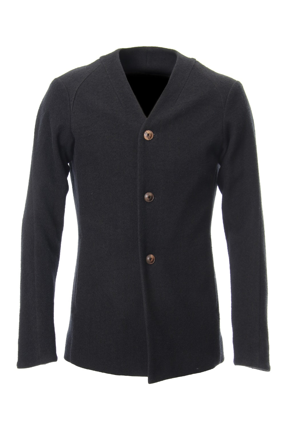 Jacket Wool / Cotton Raschel Knit Blue Black