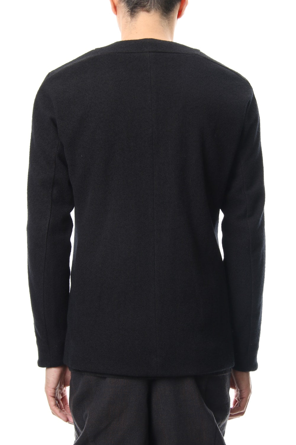 Jacket Wool / Cotton Raschel Knit Blue Black