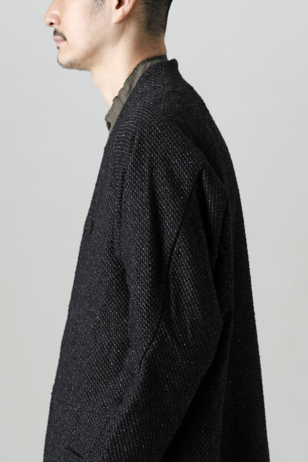 Coat Silk mixed Jacquard