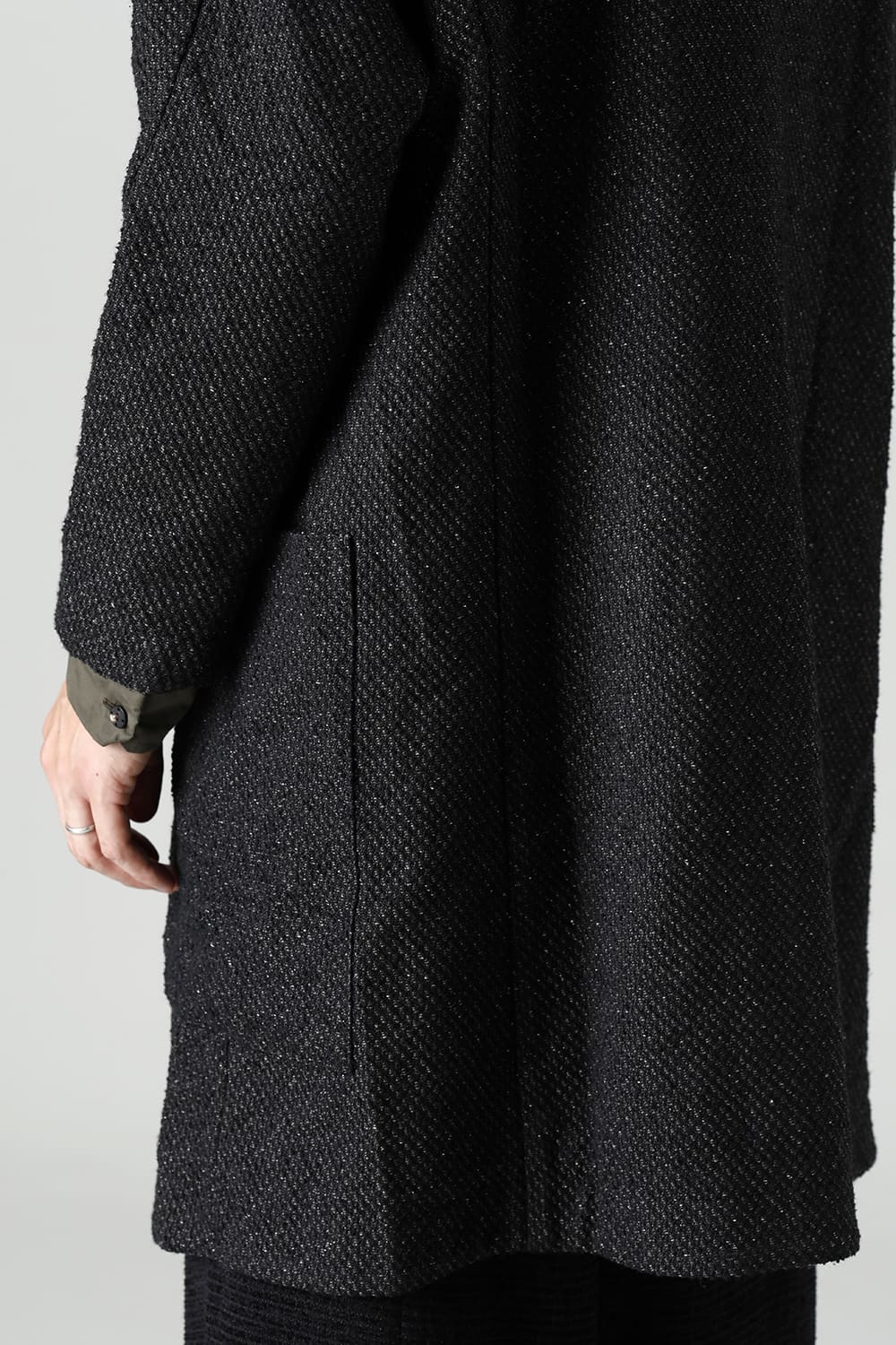 Coat Silk mixed Jacquard