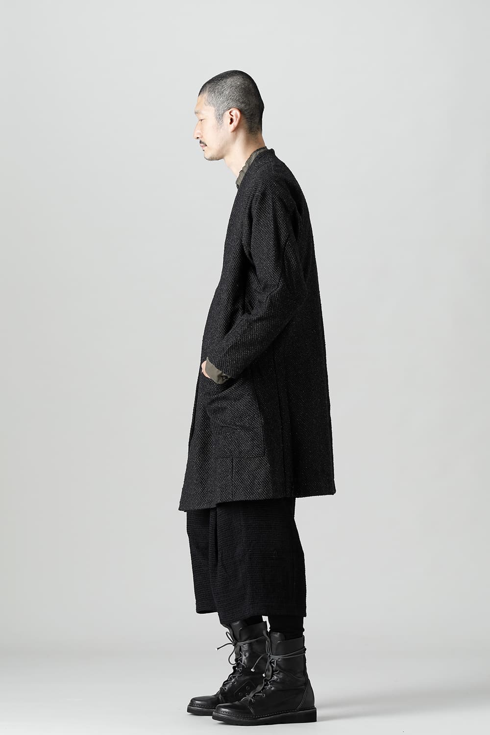 Coat Silk mixed Jacquard