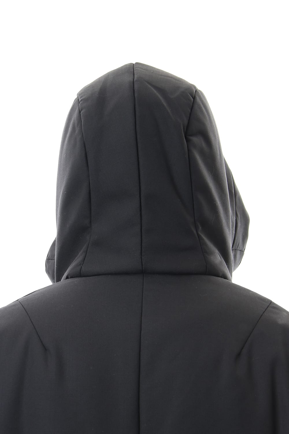 Wool Super 120's Batting Hood Coat