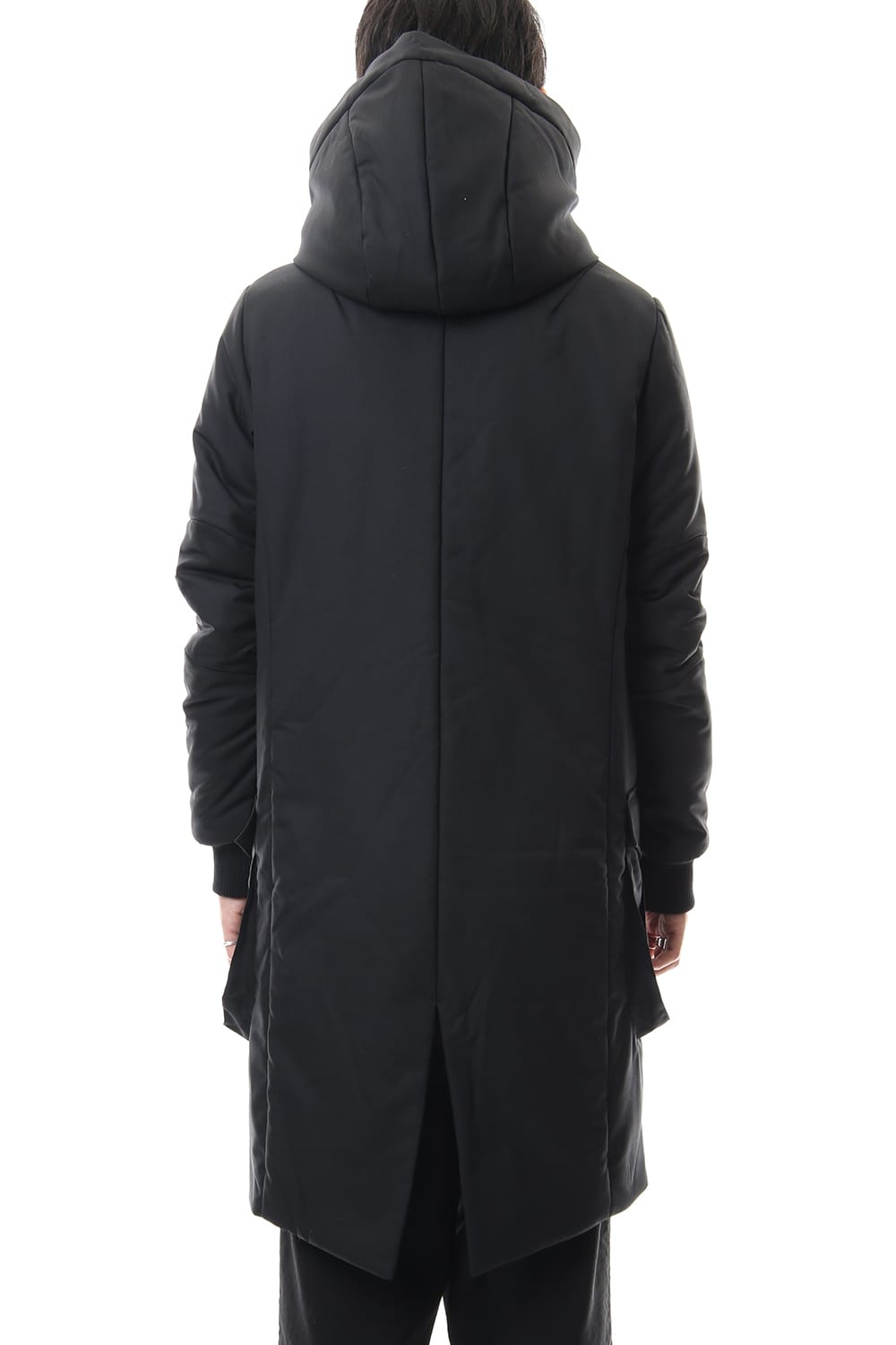 Wool Super 120's Batting Hood Coat