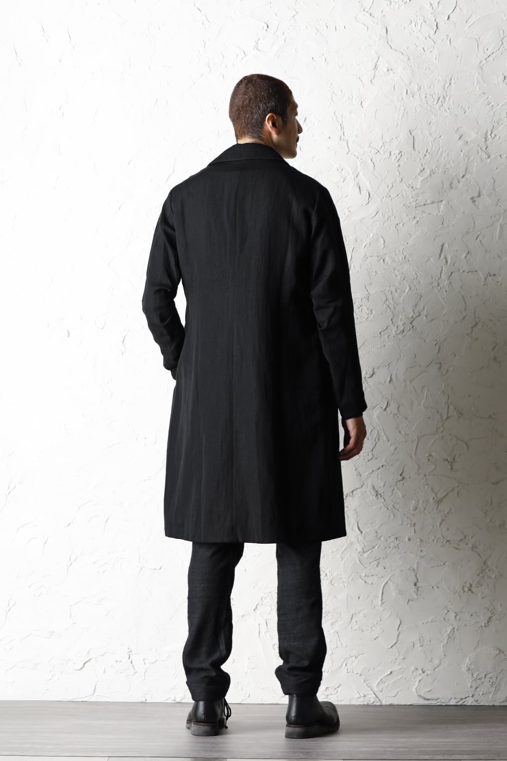 Coat wool canapa soft gabardine