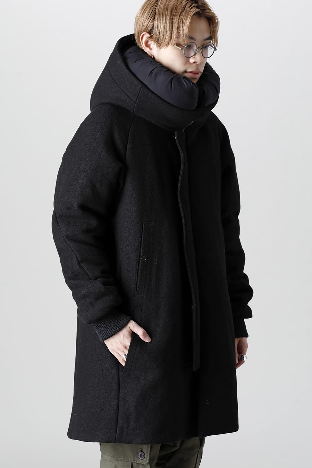 Coat Shetland wool Extreme padded