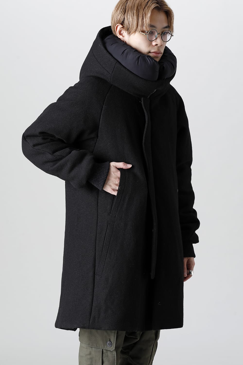 Coat Shetland wool Extreme padded