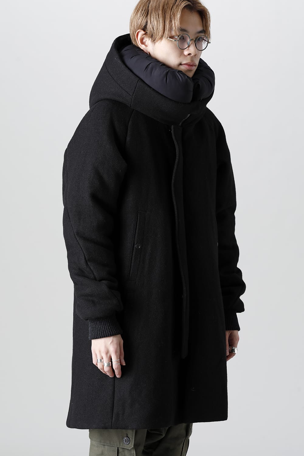 Coat Shetland wool Extreme padded