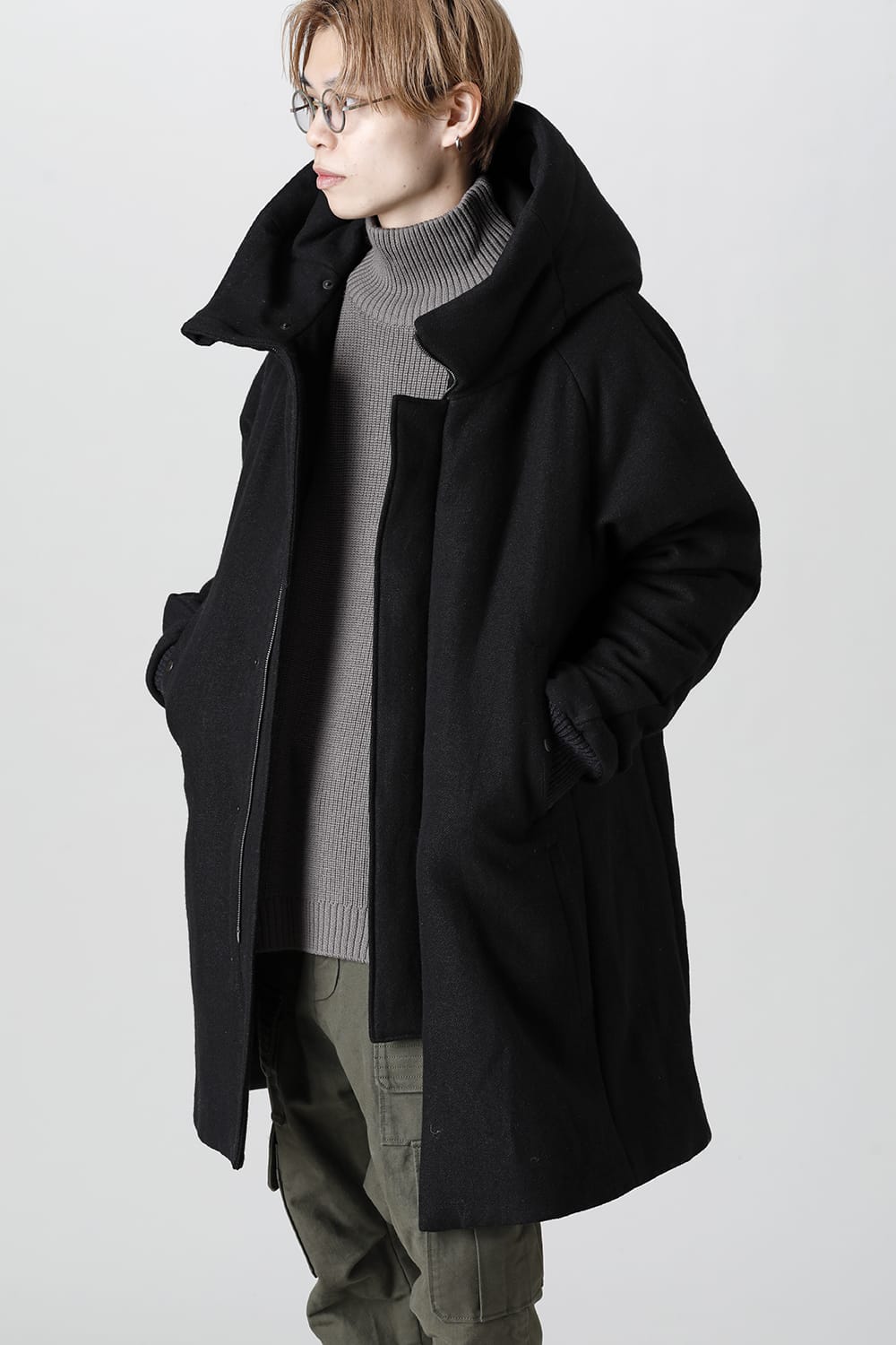 Coat Shetland wool Extreme padded