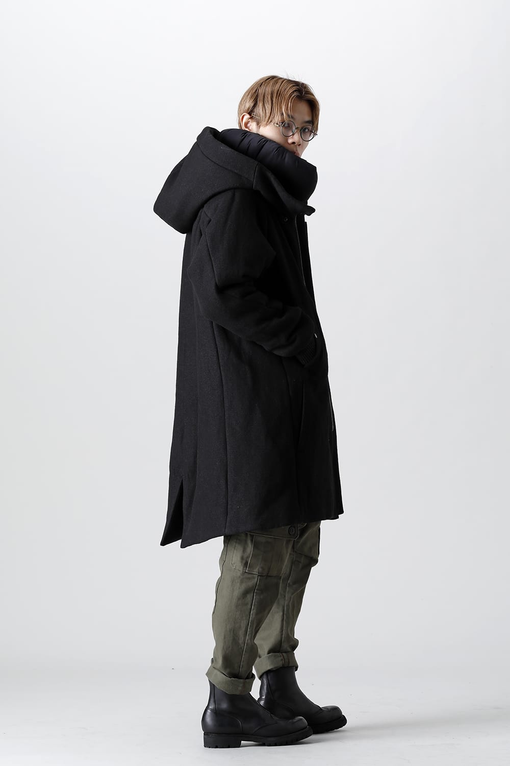 Coat Shetland wool Extreme padded