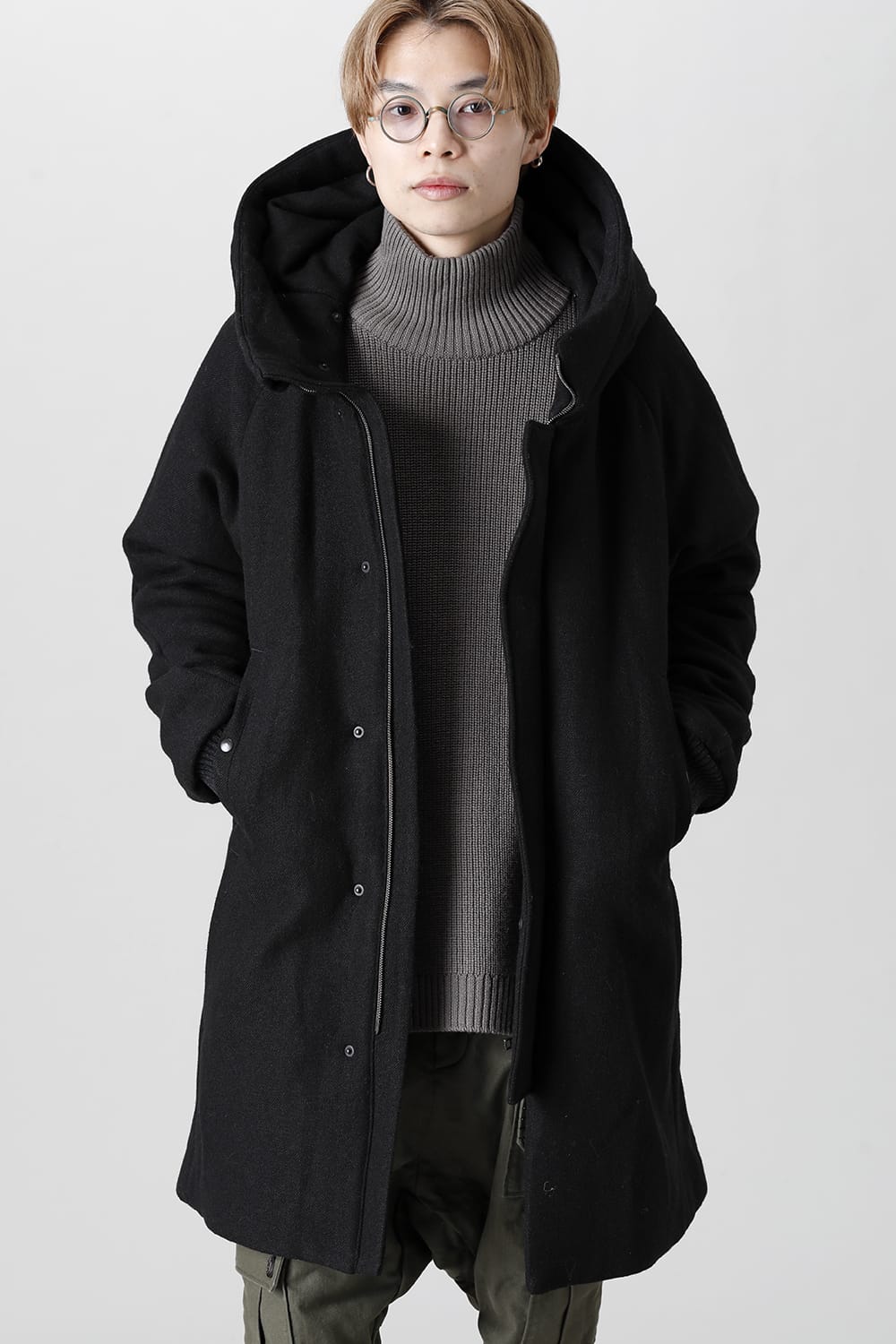 Coat Shetland wool Extreme padded