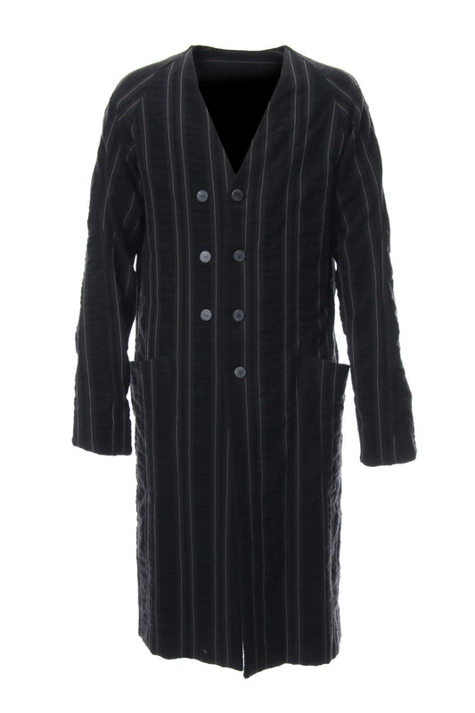 Coat Wool/ Cotton Stripe