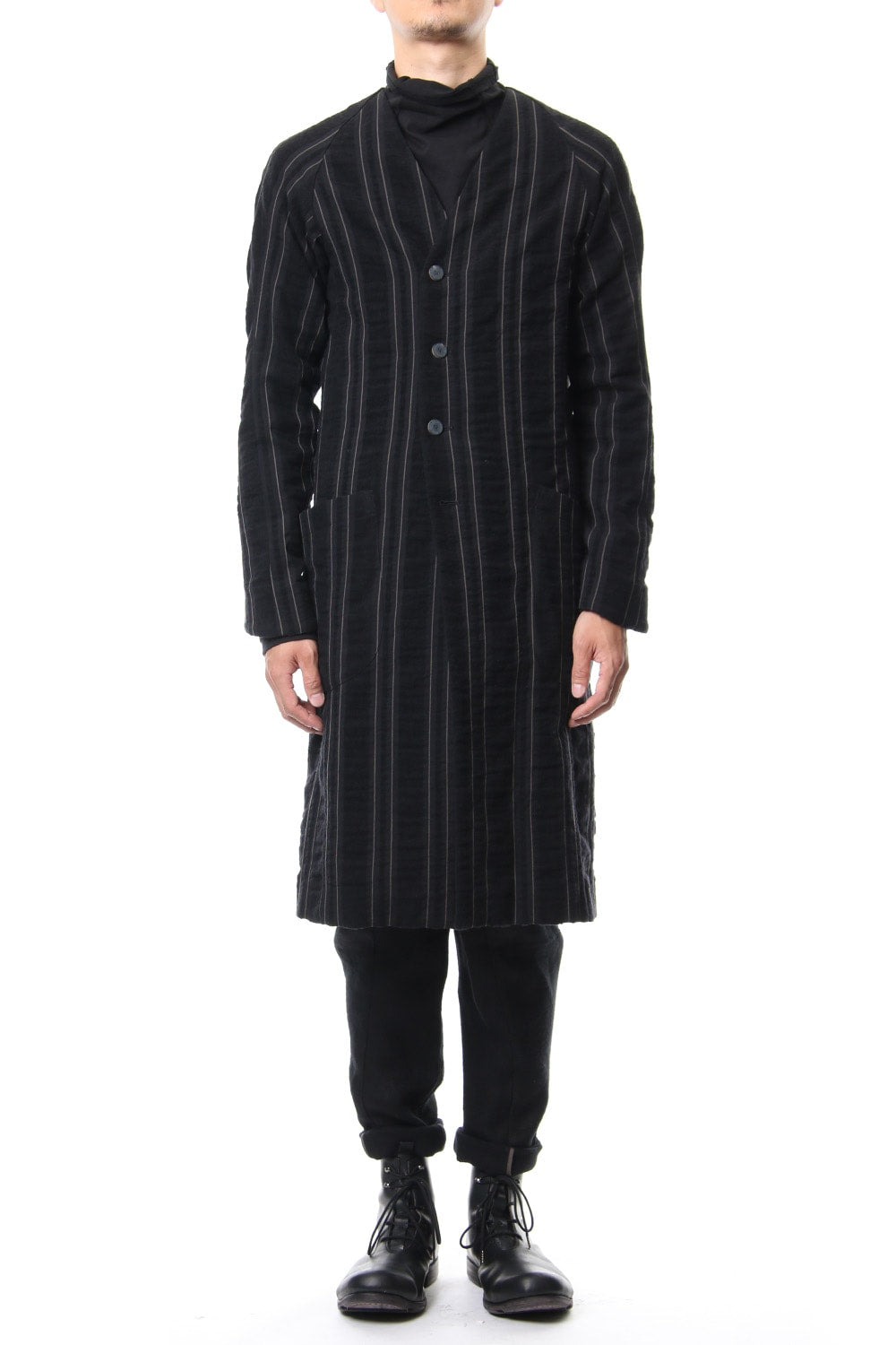 Coat Wool/ Cotton Stripe