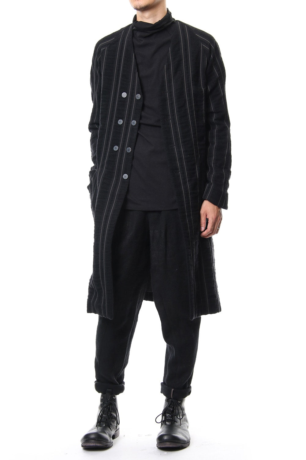 Coat Wool/ Cotton Stripe