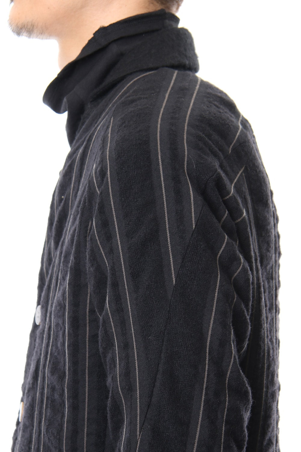 Coat Wool/ Cotton Stripe