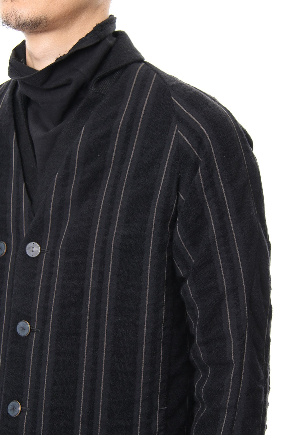 Coat Wool/ Cotton Stripe