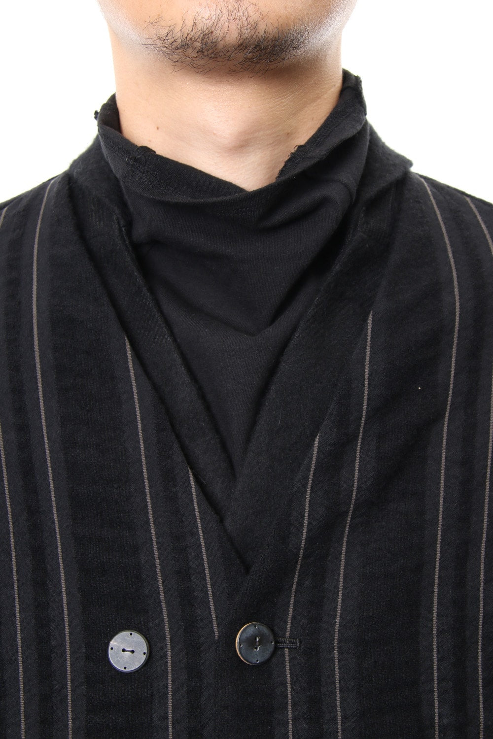 Coat Wool/ Cotton Stripe