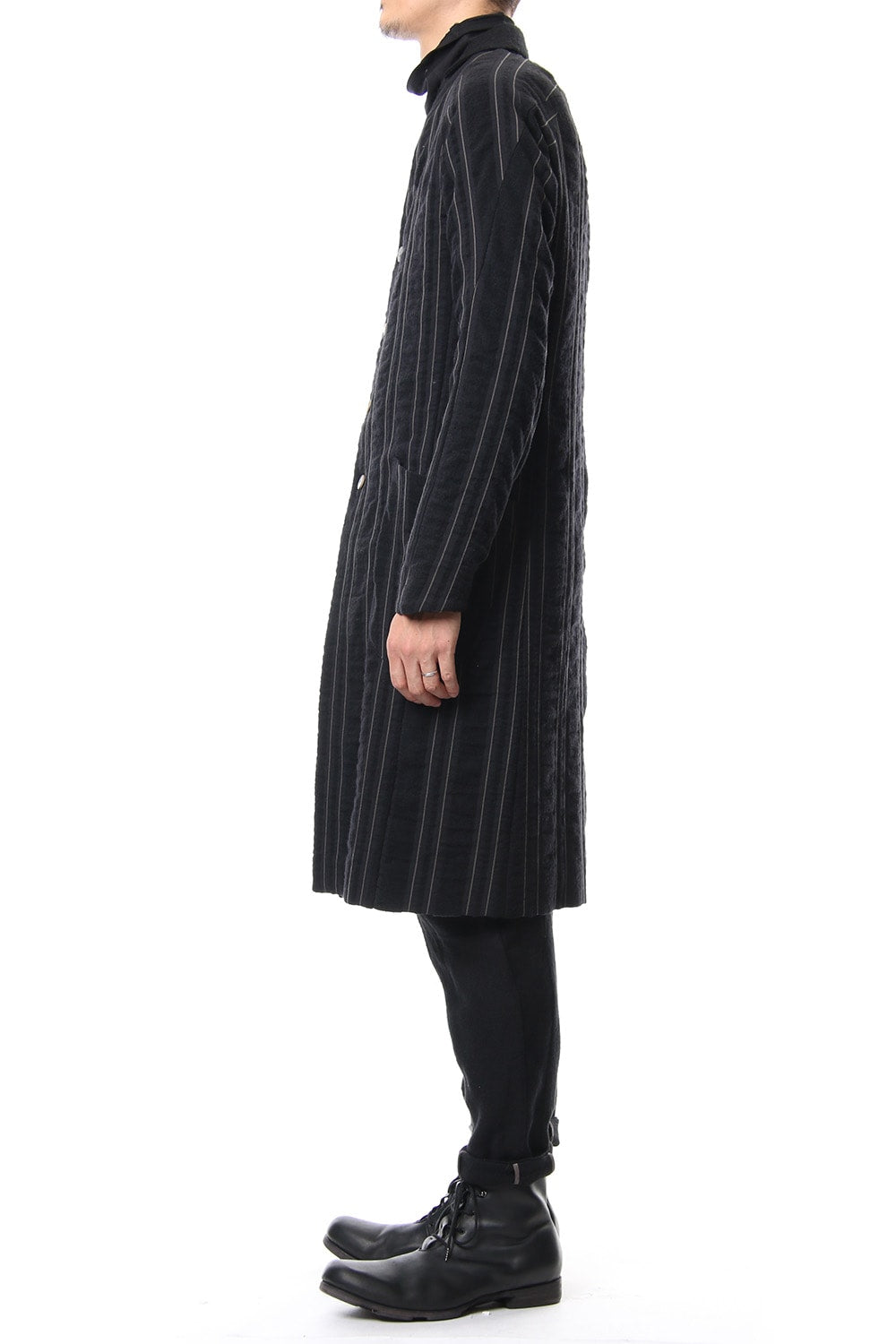 Coat Wool/ Cotton Stripe