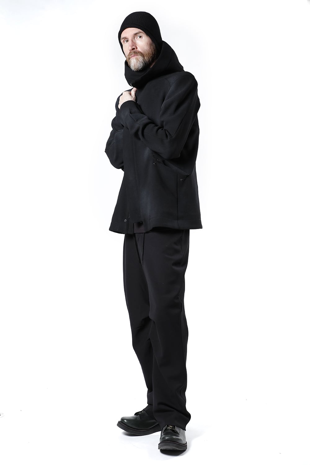 ジャケット ウール ヘビー ジョーゼット ホワイトピグメント コーティング