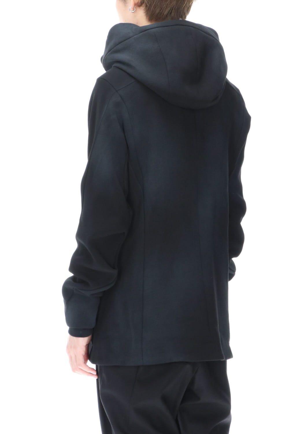 ジャケット ウール ヘビー ジョーゼット ホワイトピグメント コーティング