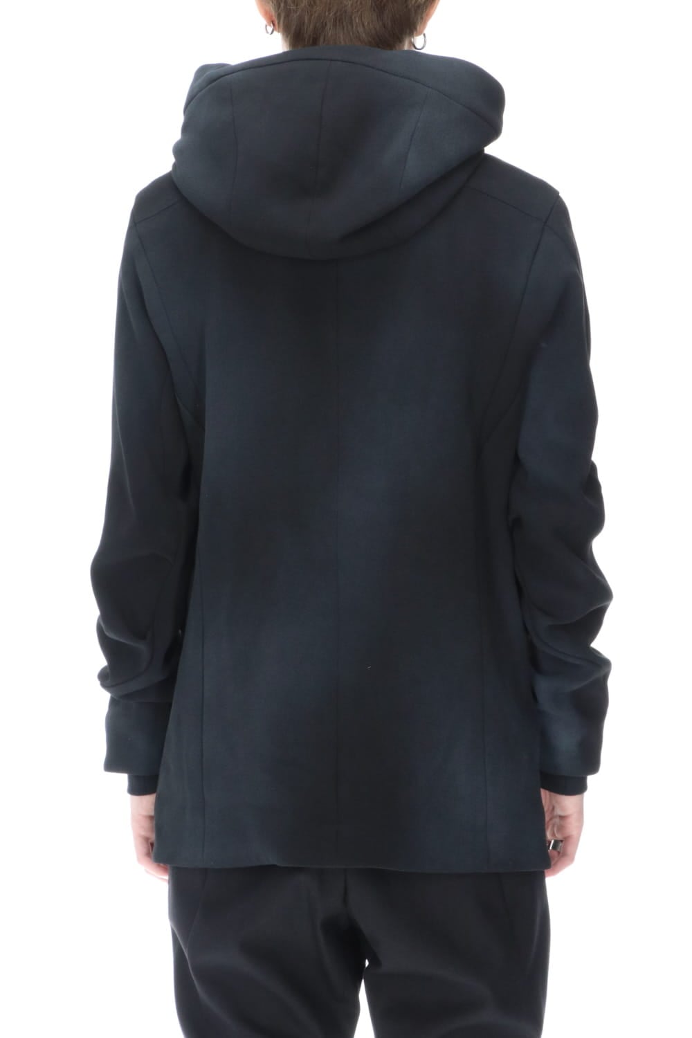 ジャケット ウール ヘビー ジョーゼット ホワイトピグメント コーティング