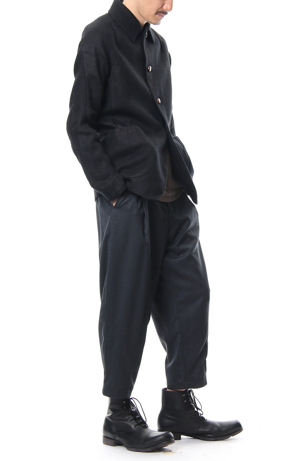 FASCNATE Limited Coat Camel /Linen Shadow Check