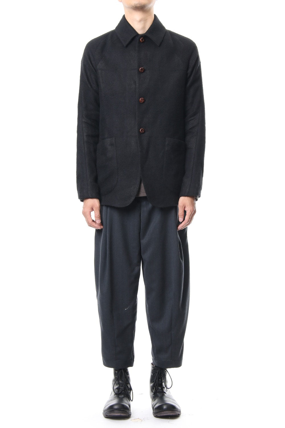 FASCNATE Limited Coat Camel /Linen Shadow Check