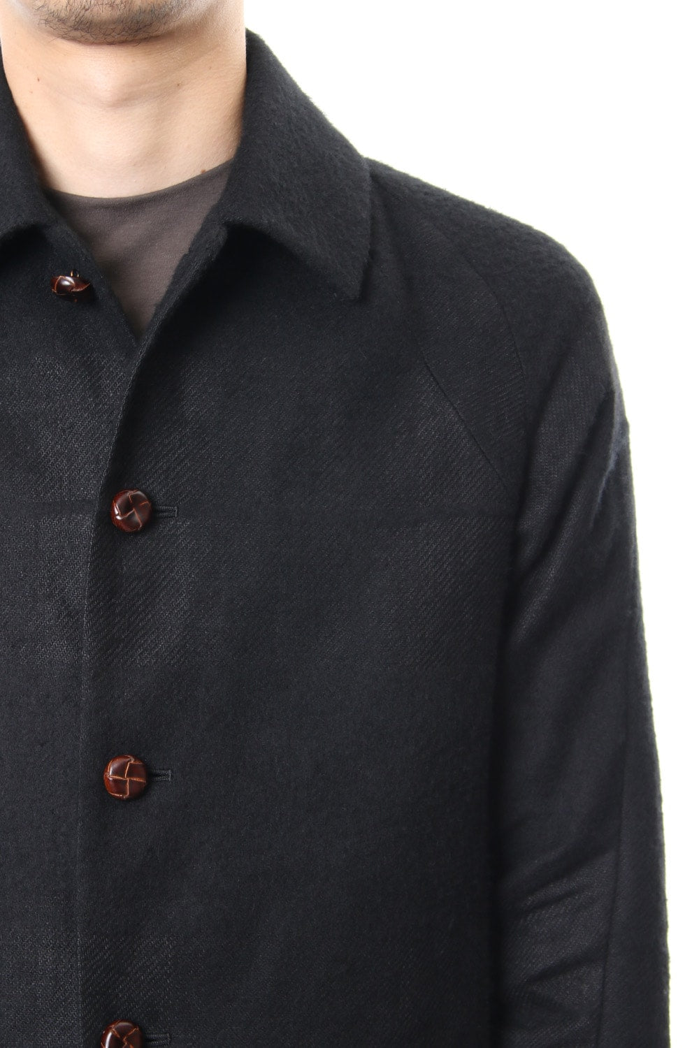 FASCNATE Limited Coat Camel /Linen Shadow Check