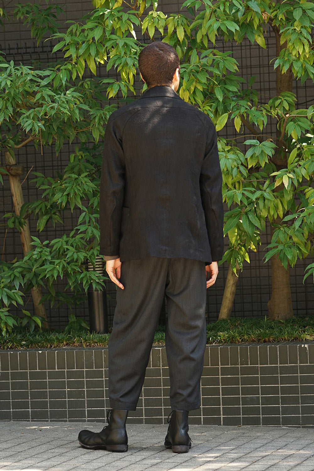 FASCNATE Limited Coat Camel /Linen Shadow Check