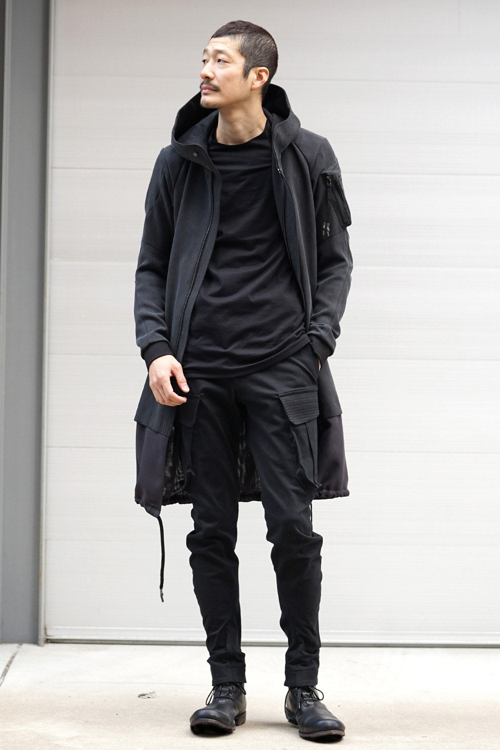 Long sleeve Indian cotton jersey ( SUVIN ) - Black