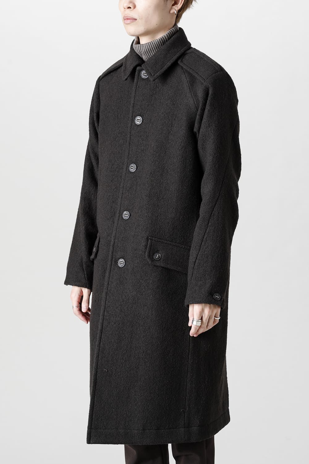 Coat Wool Herringbone