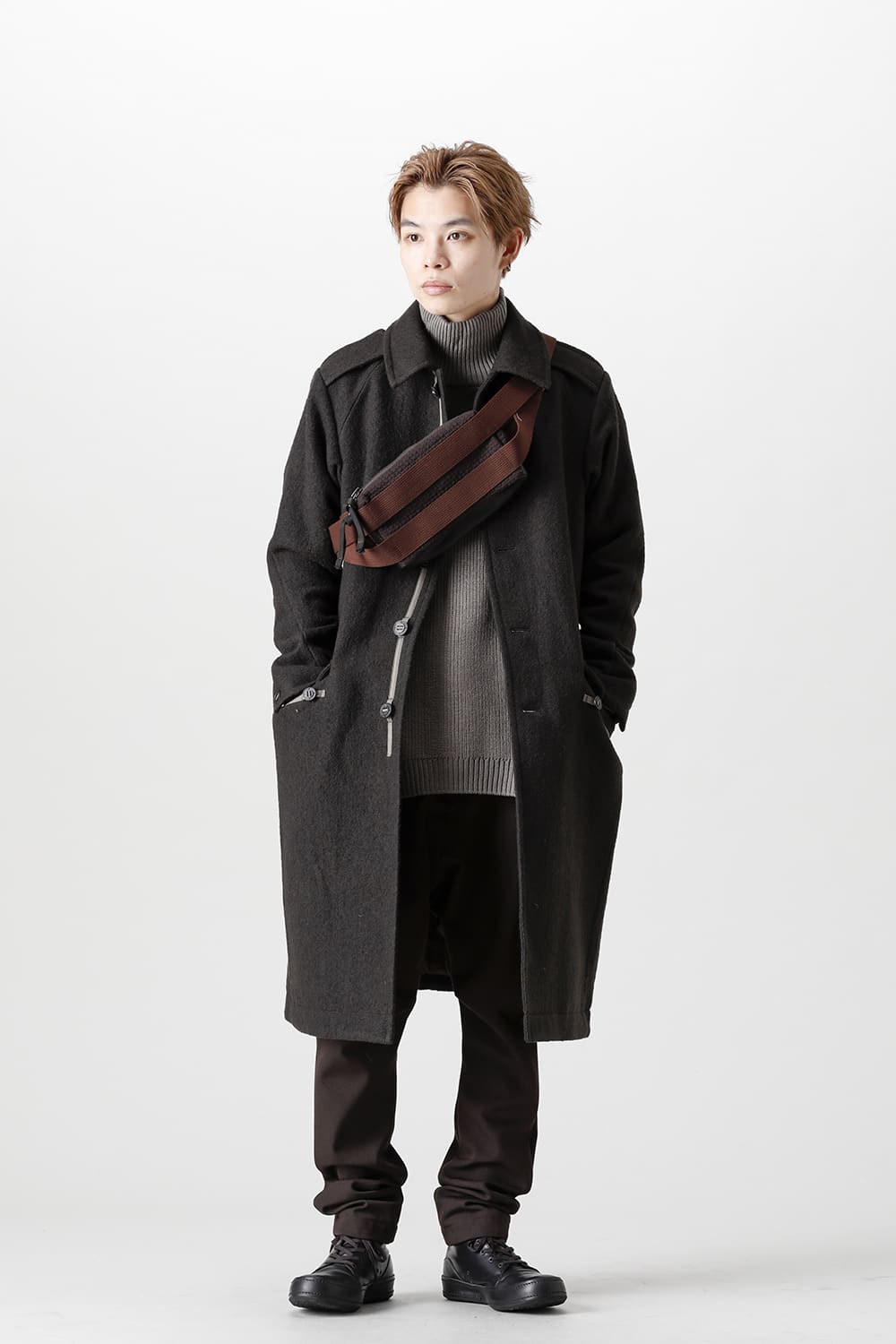 Coat Wool Herringbone