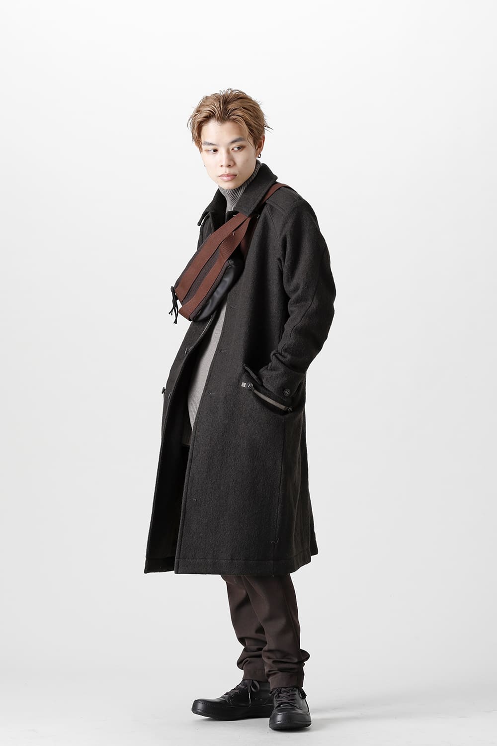 Coat Wool Herringbone