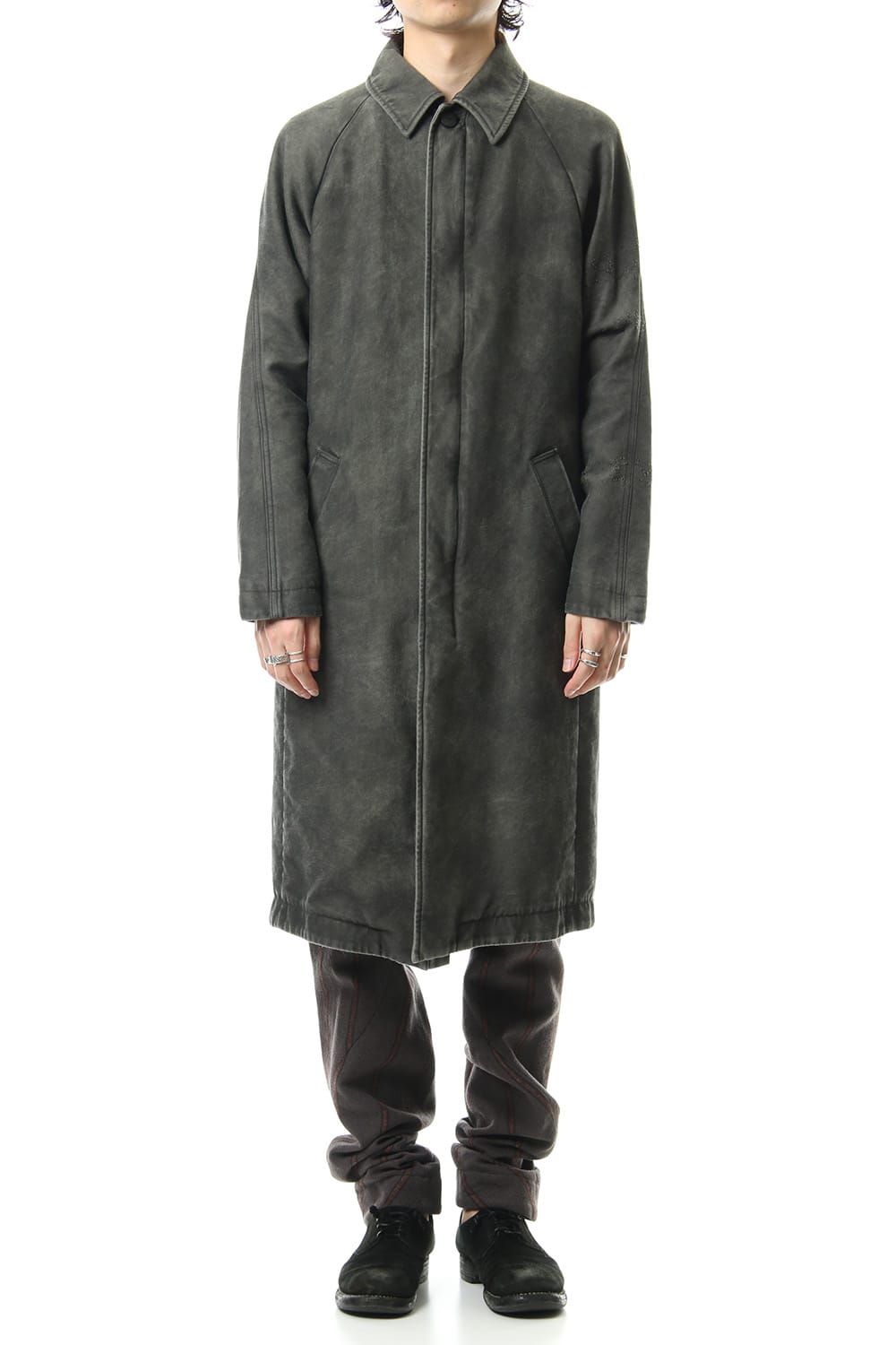 Product Dye Opal Processing Soutien Collar Coat