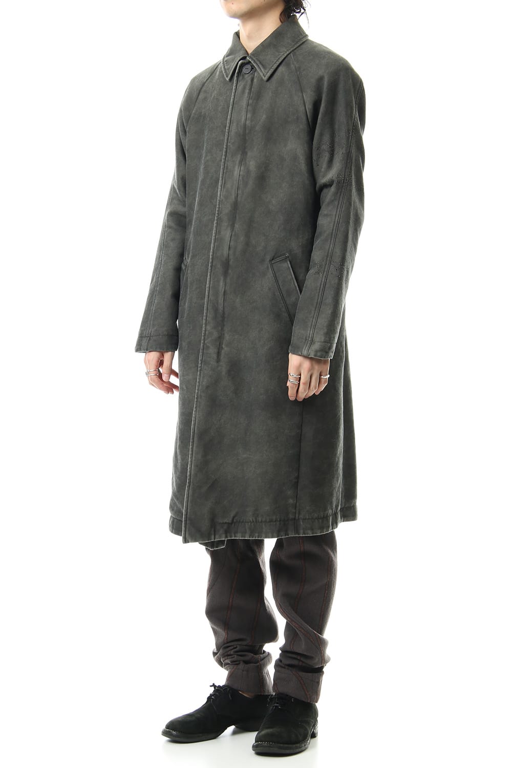 Product Dye Opal Processing Soutien Collar Coat