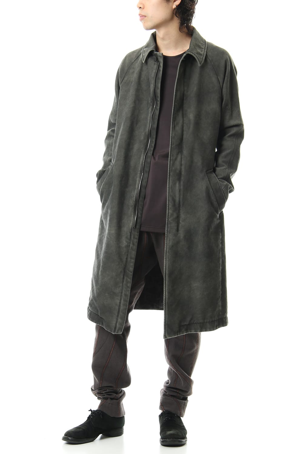 Product Dye Opal Processing Soutien Collar Coat