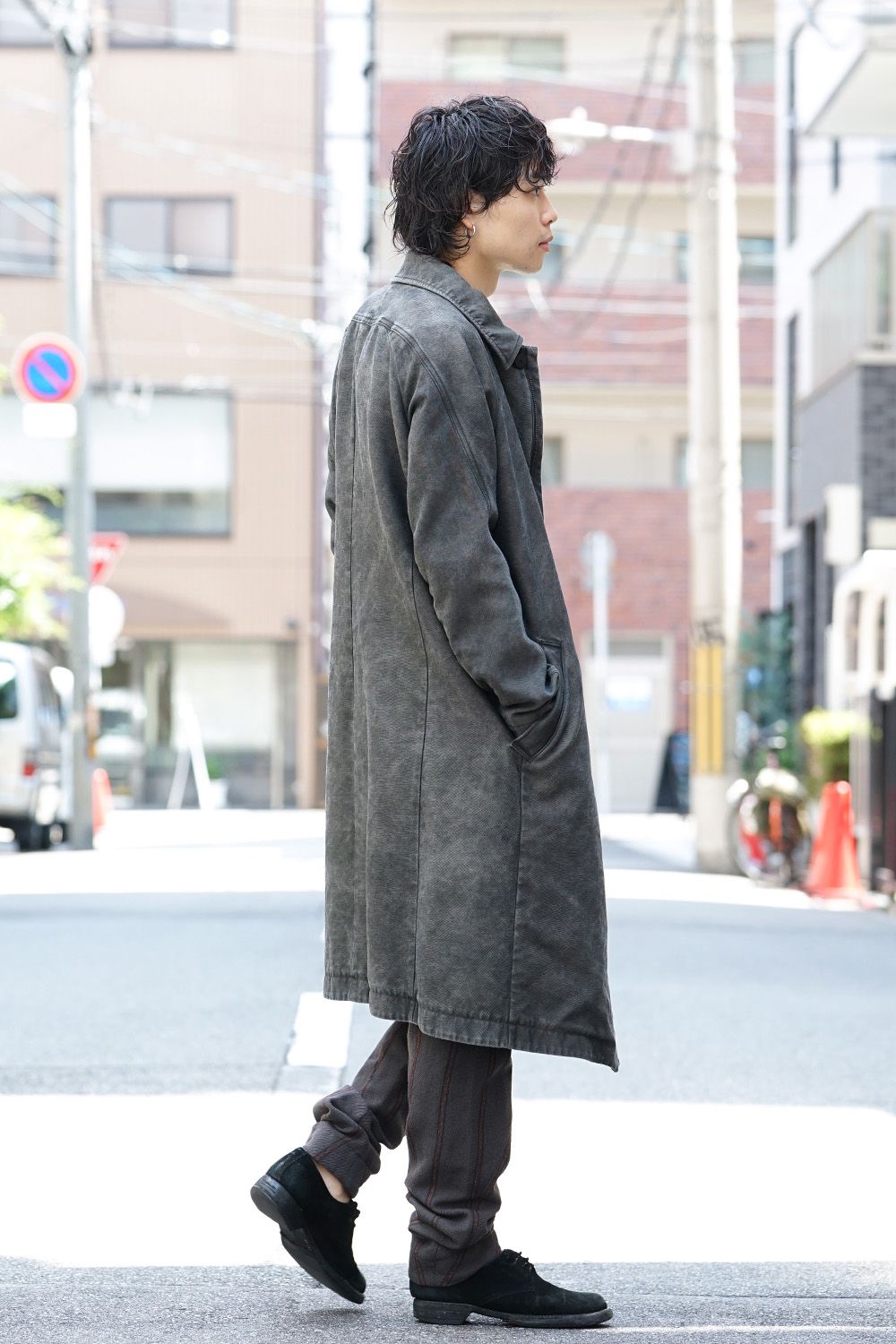 Product Dye Opal Processing Soutien Collar Coat