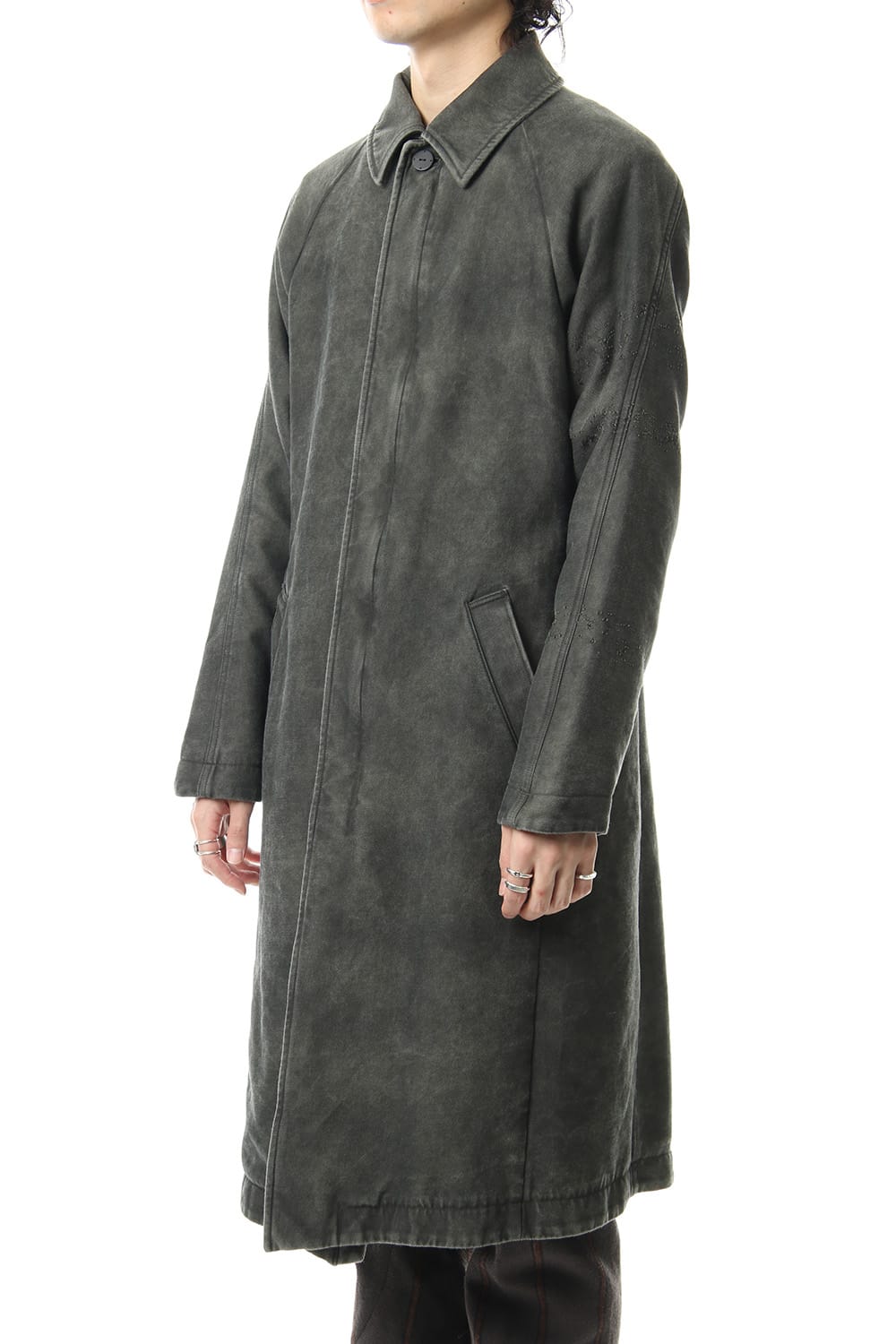 Product Dye Opal Processing Soutien Collar Coat