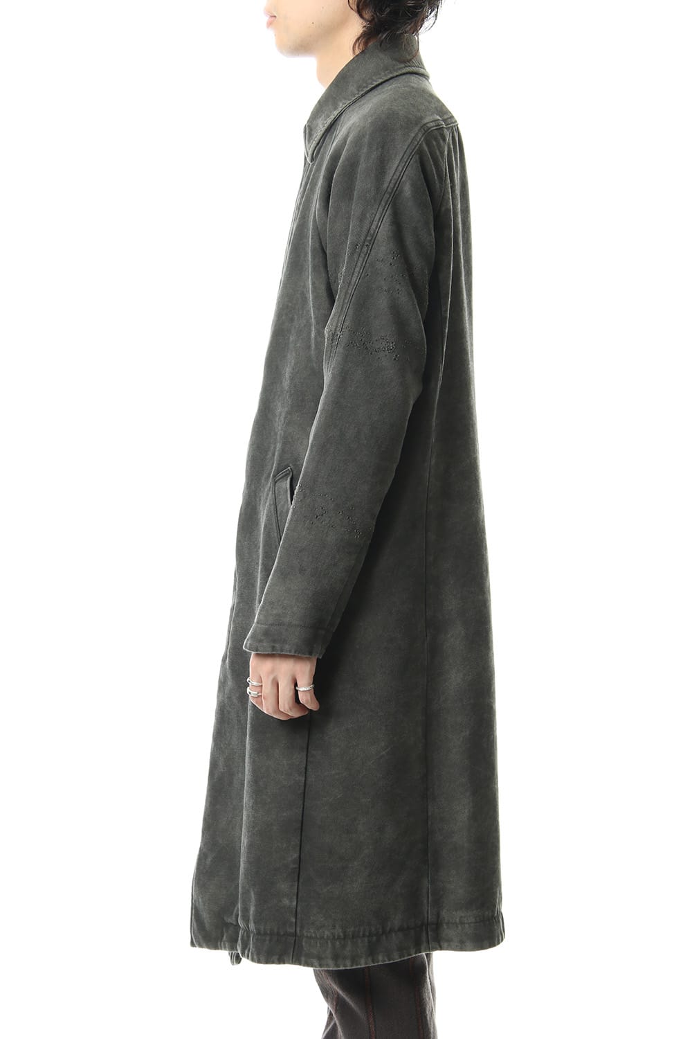 Product Dye Opal Processing Soutien Collar Coat