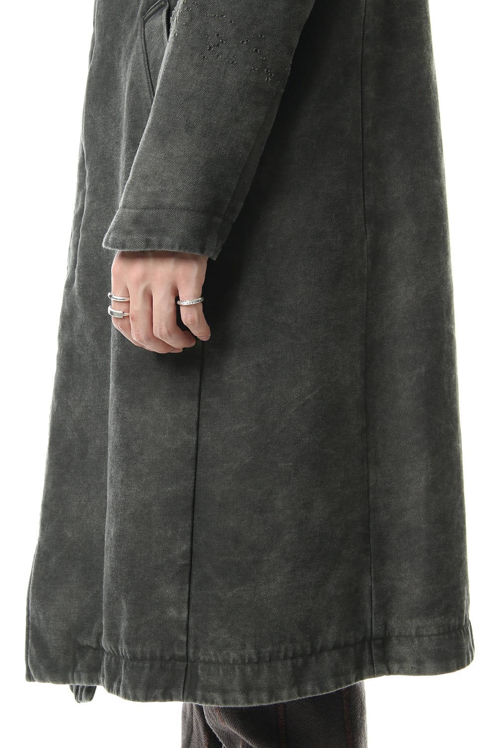 Product Dye Opal Processing Soutien Collar Coat