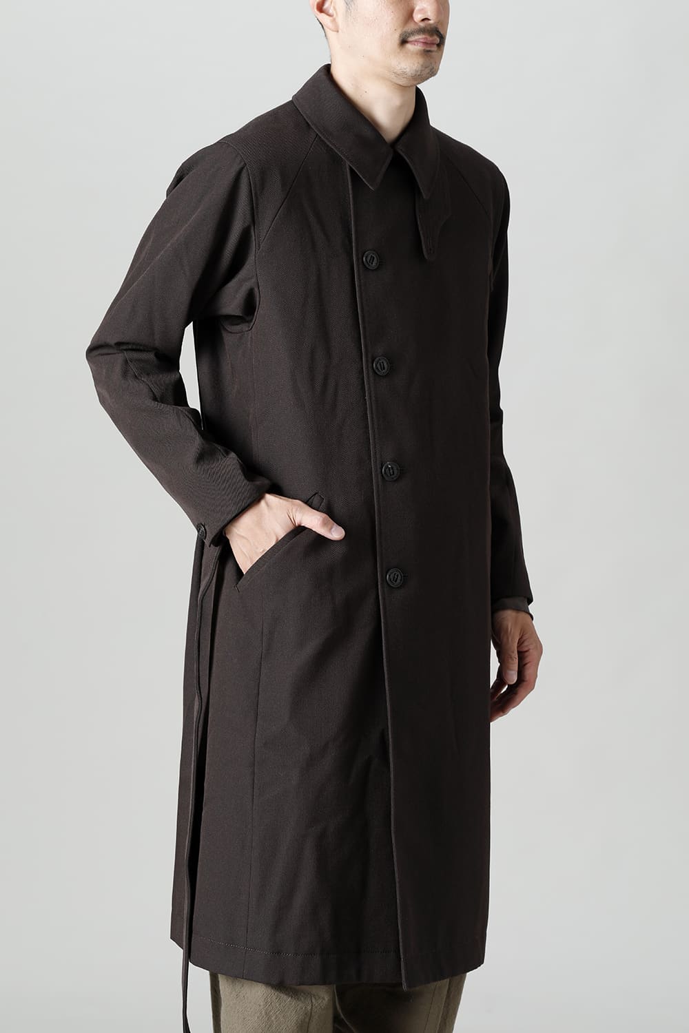 Coat structure Wool gabardine