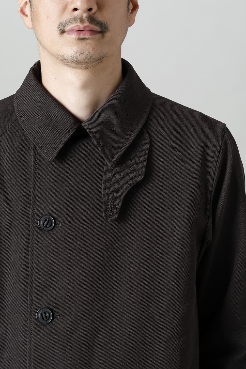 Coat structure Wool gabardine