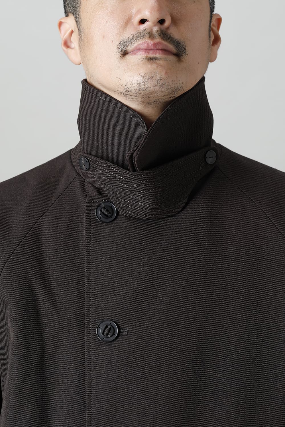 Coat structure Wool gabardine