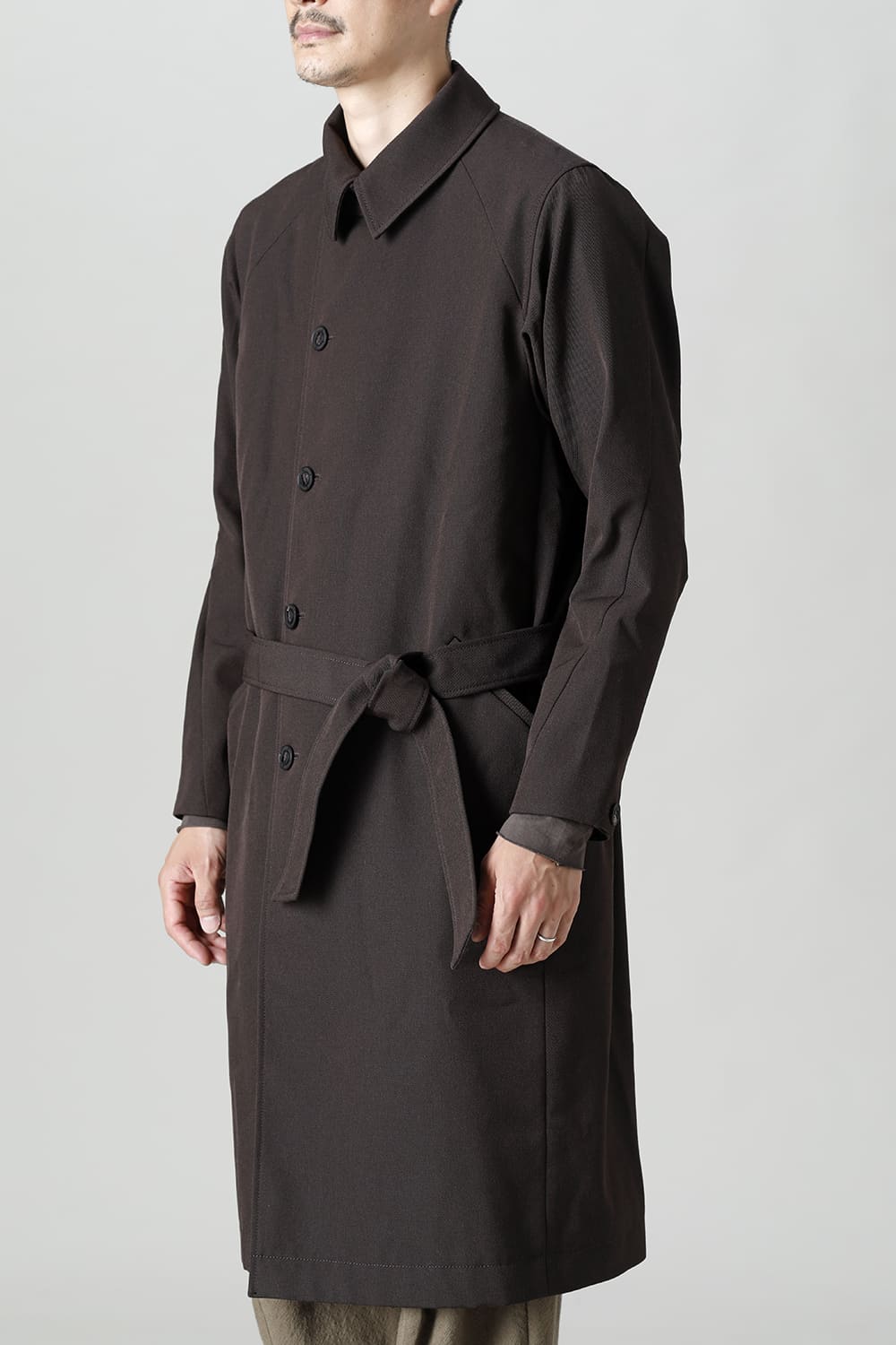 Coat structure Wool gabardine