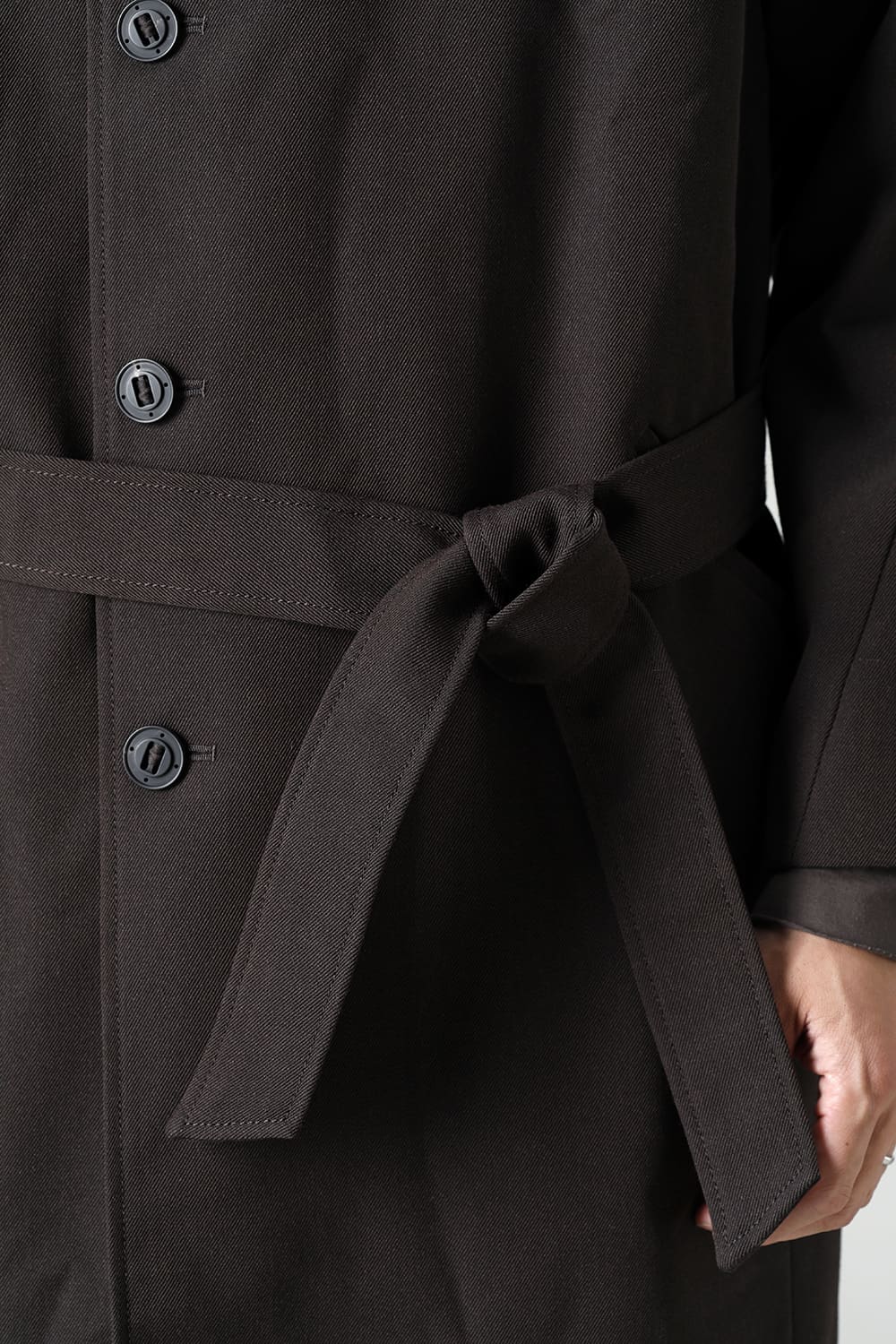 Coat structure Wool gabardine