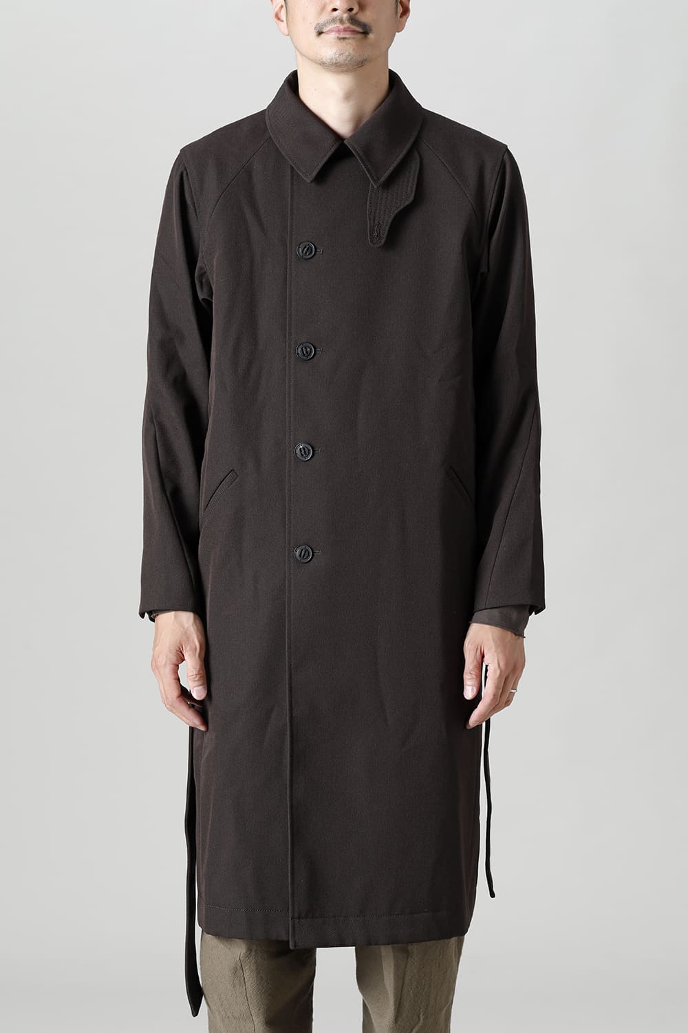 Coat structure Wool gabardine