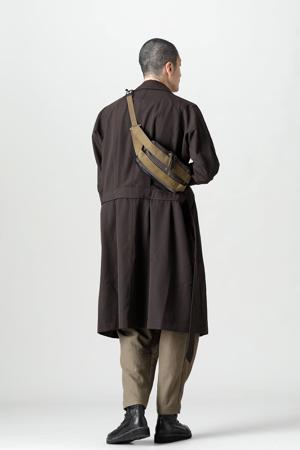 Coat structure Wool gabardine